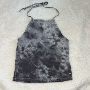 American Eagle crop halter top